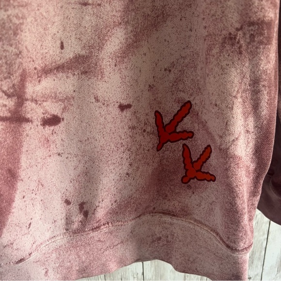 VT Virginia Tech Maroon Hokies Sweatshirt Medium Unisex - Picture 3 of 4